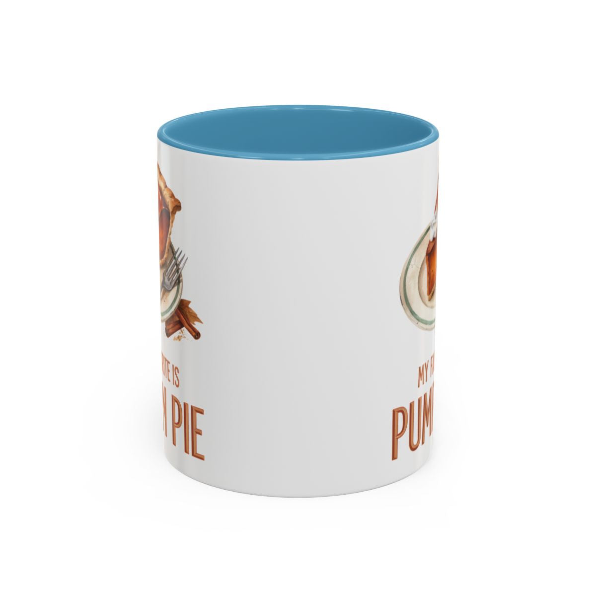My Fall Favorite Is Pumpkin Pie Two-Tone Ceramic Mug | Autumn Coffee Mug