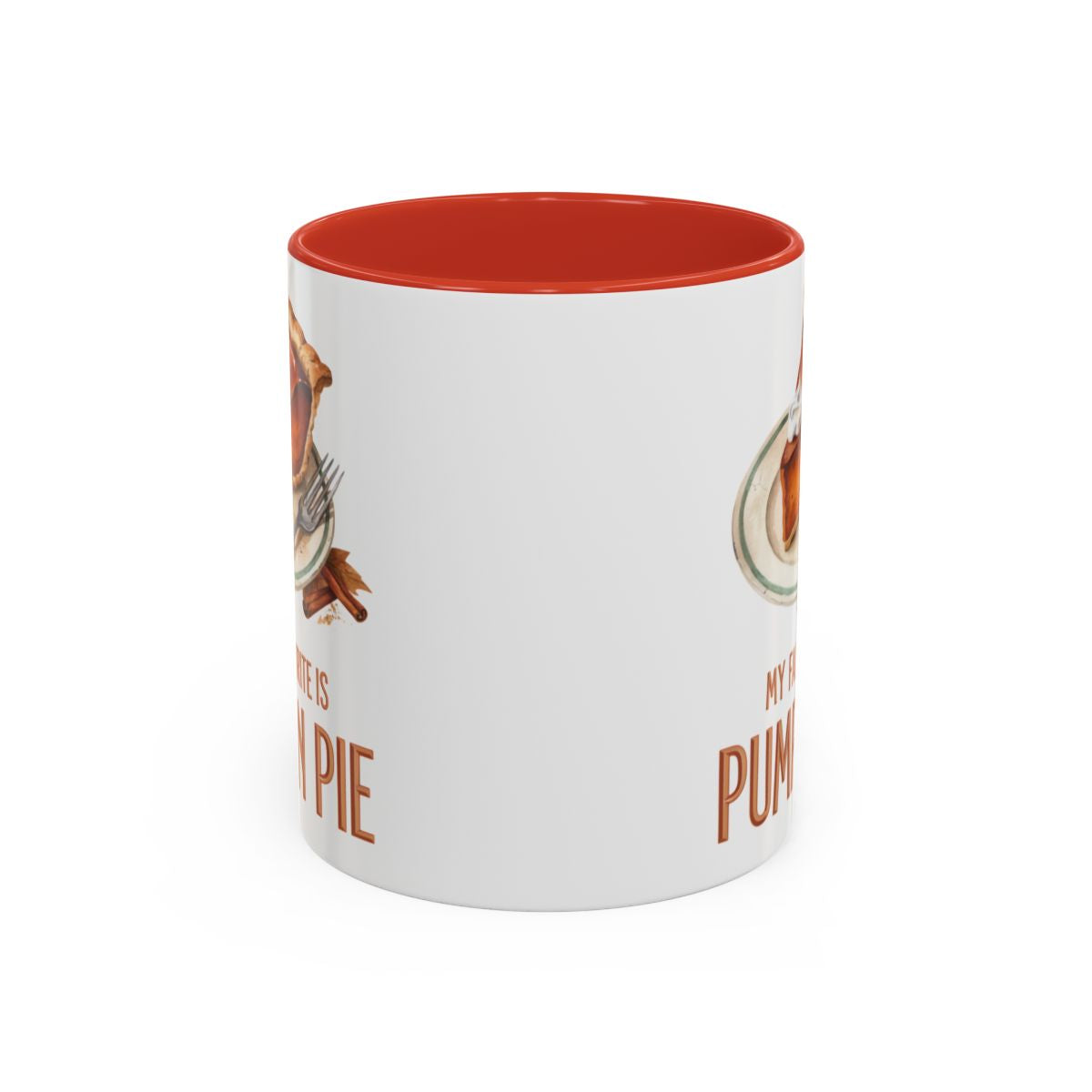 My Fall Favorite Is Pumpkin Pie Two-Tone Ceramic Mug | Autumn Coffee Mug