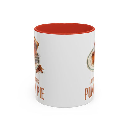 My Fall Favorite Is Pumpkin Pie Two-Tone Ceramic Mug | Fall Coffee Mug