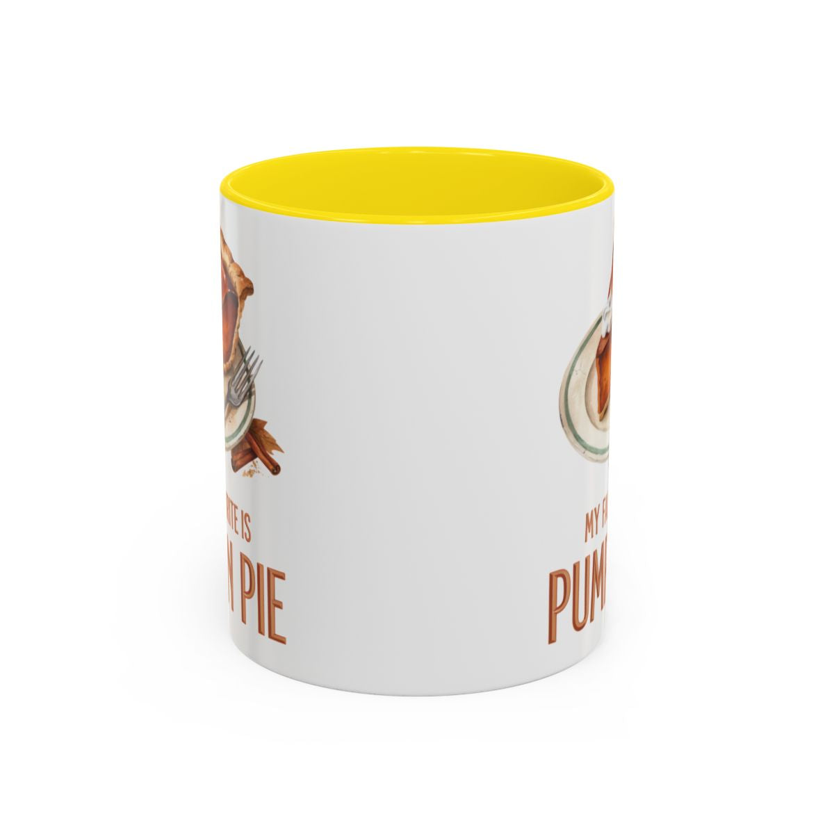 My Fall Favorite Is Pumpkin Pie Two-Tone Ceramic Mug | Autumn Coffee Mug