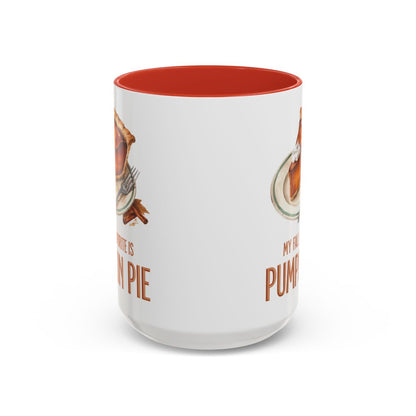 My Fall Favorite Is Pumpkin Pie Two-Tone Ceramic Mug | Fall Coffee Mug