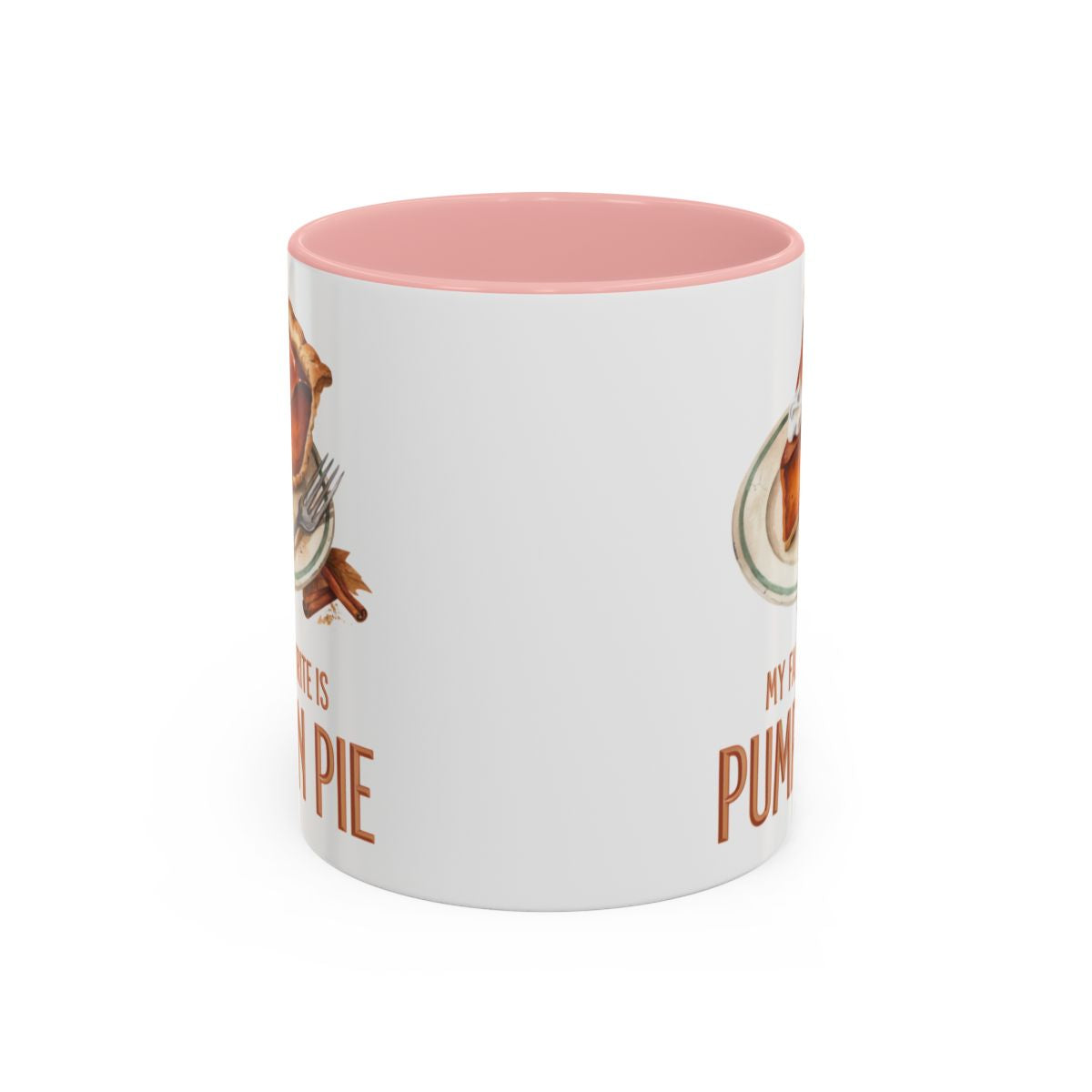 My Fall Favorite Is Pumpkin Pie Two-Tone Ceramic Mug | Autumn Coffee Mug