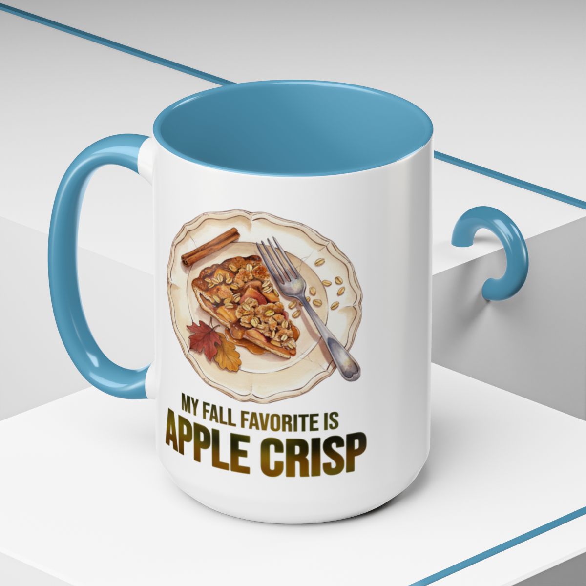 My Fall Favorite Is Apple Crisp Two-Tone Ceramic Mug | Autumn Coffee Mug