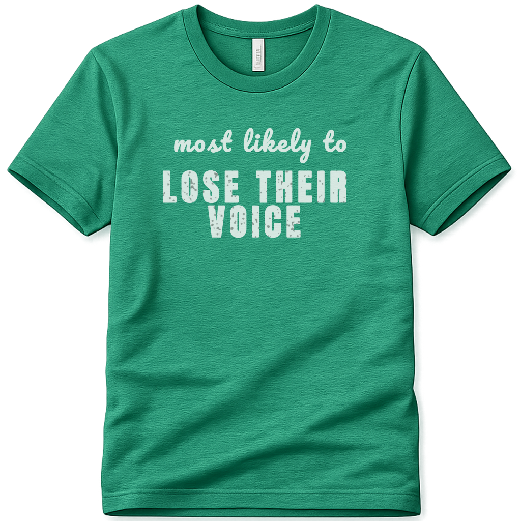 Lose Their Voice Shirt – Funny St Patrick’s Day Party Tee for Women