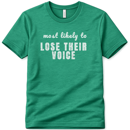 Lose Their Voice Shirt – Funny St Patrick’s Day Party Tee for Women