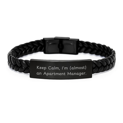 Apartment Manager Keepsake Premium Bracelet for Him Birthday Gift - Image 1