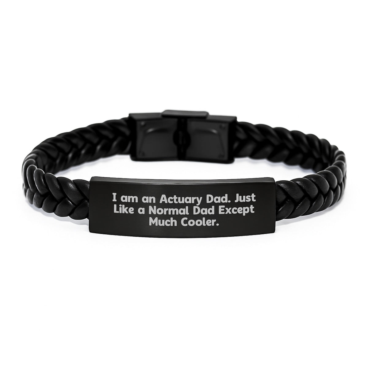 Actuary Keepsake Bracelet for Him Birthday Gift with Stainless Steel PU - Image 1