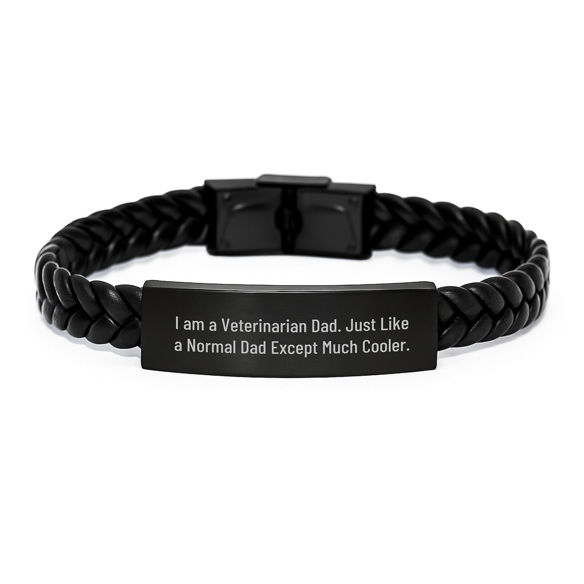 Veterinarian Keepsake Interlaced Bracelet for Him Birthday Gift - Image 1