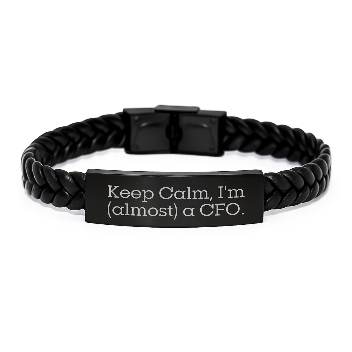 Cfo Gift for Him - A Keepsake Bracelet with a Lighthearted Quote - Image 1
