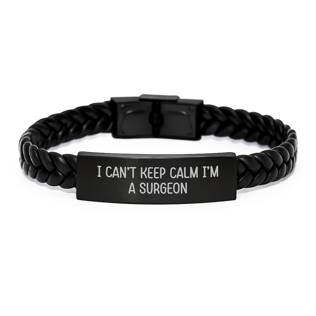 Funny I'm A Surgeon Interlaced Leather Bracelet Birthday Unique Gifts for Surgeon Friends Family - Image 1