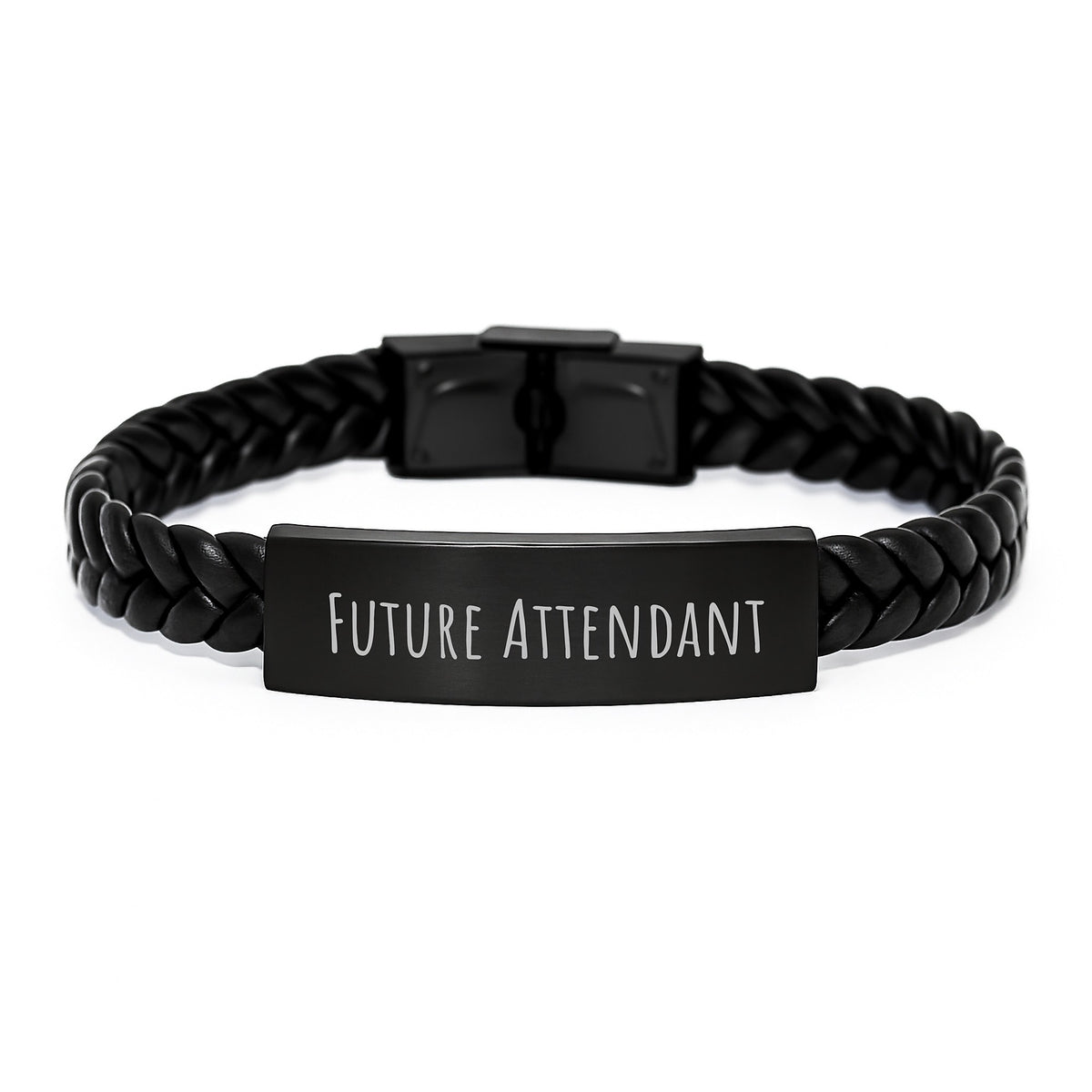 Funny Future Attendant Gifts from Friends, Interlaced Leather Bracelet for Graduation, Inspirational Quote 'You're Going to Do Great' - Image 1