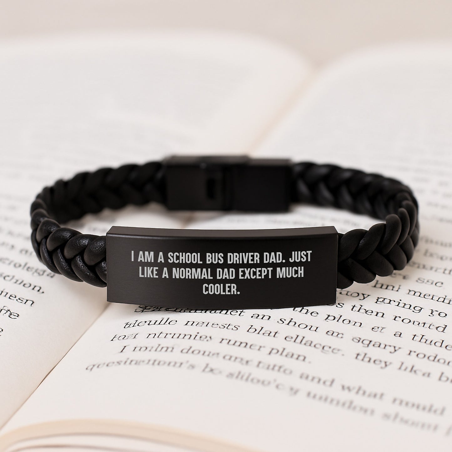 School Bus Driver Keepsake Bracelet for Him Birthday Gift - Image 3
