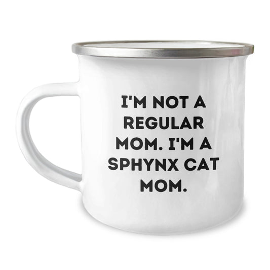 Funny Sphynx Cat Mom Gifts from Friends for Sphynx Cat Lovers - Camping Mug for Christmas Unique Gifts - Image 1
