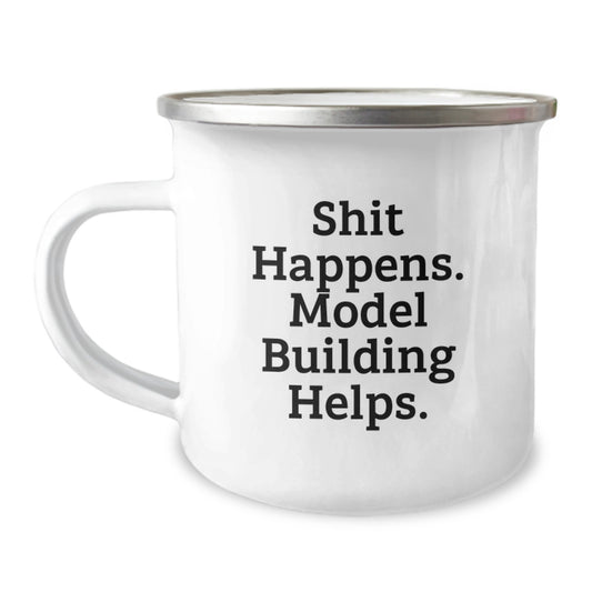 Funny Model Building Gifts for Men - Camping Mug - Gifts from Friends for Christmas - Image 1
