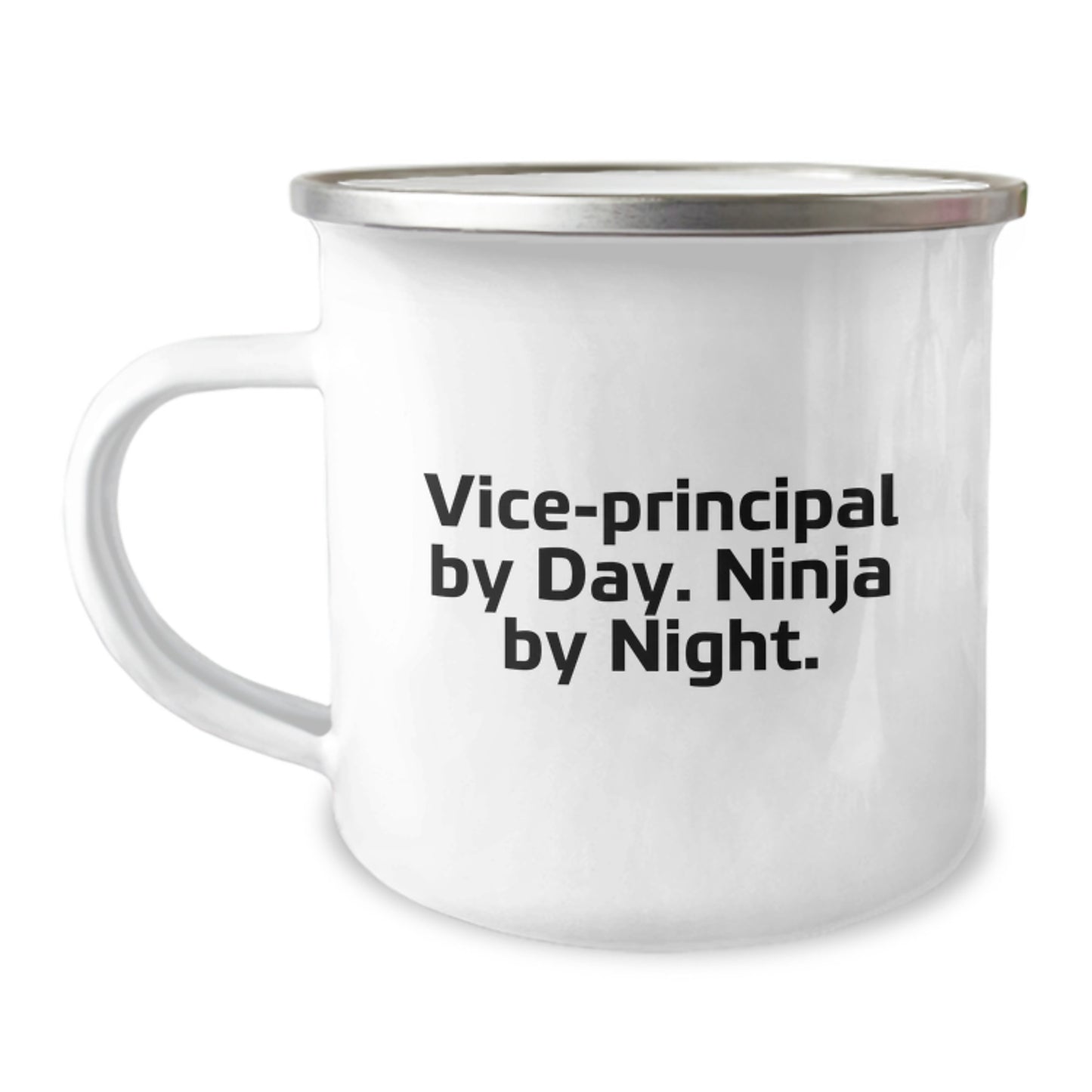 Gifts for Vice-principal Men, Vice-principal By Day Ninja By Night Funny Camping Mug, Christmas Unique Gifts for Vice-principal from Friends - Image 1