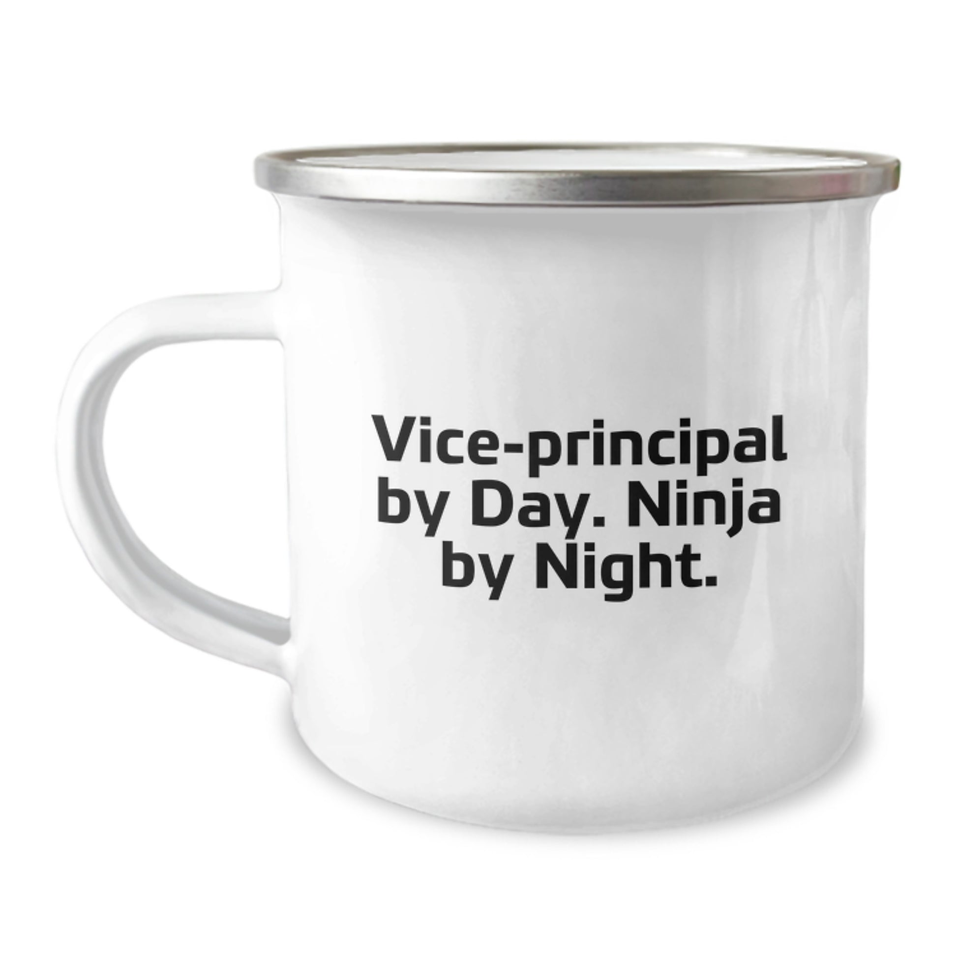 Gifts for Vice-principal Men, Vice-principal By Day Ninja By Night Funny Camping Mug, Christmas Unique Gifts for Vice-principal from Friends - Image 1