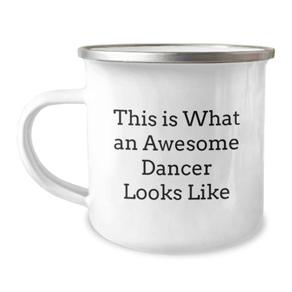 Funny Dancer Gifts for Birthday - This Is What An Awesome Dancer Looks Like, Camping Mug Gifts from Friends - Image 1