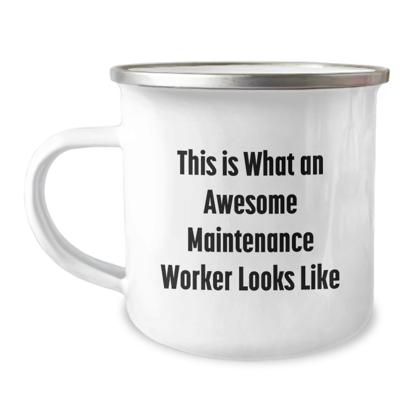 Funny Gifts for Maintenance Worker Men from Friends - This 'Is What An Awesome Maintenance Worker Looks Like' Camping Mug, Unique Christmas Unique Gifts for Maintenance Worker - Image 1