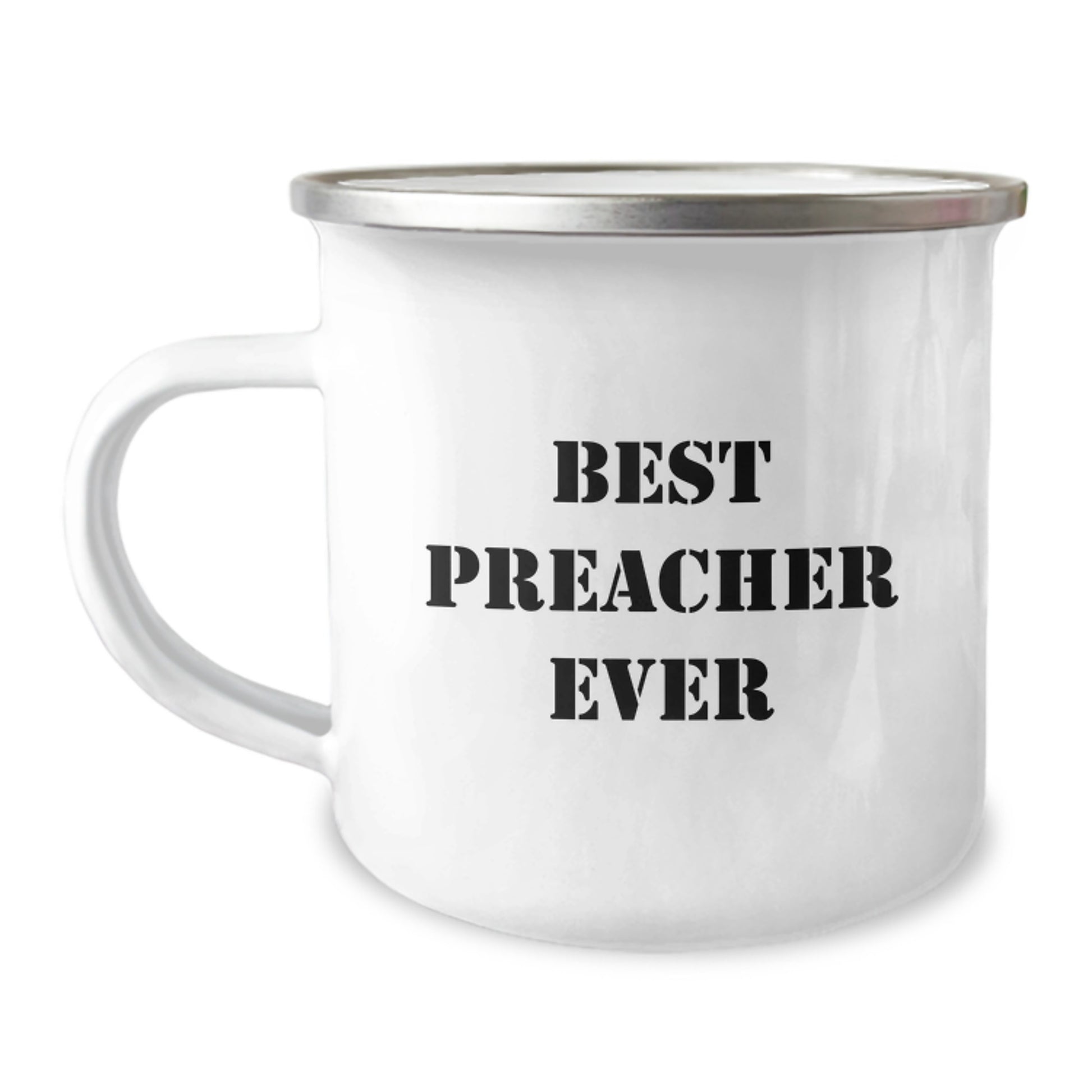 Funny Preacher Gifts for Men, Best Preacher Ever Camping Mug Christmas Unique Gifts from Family, Friends, Coworkers - Image 1