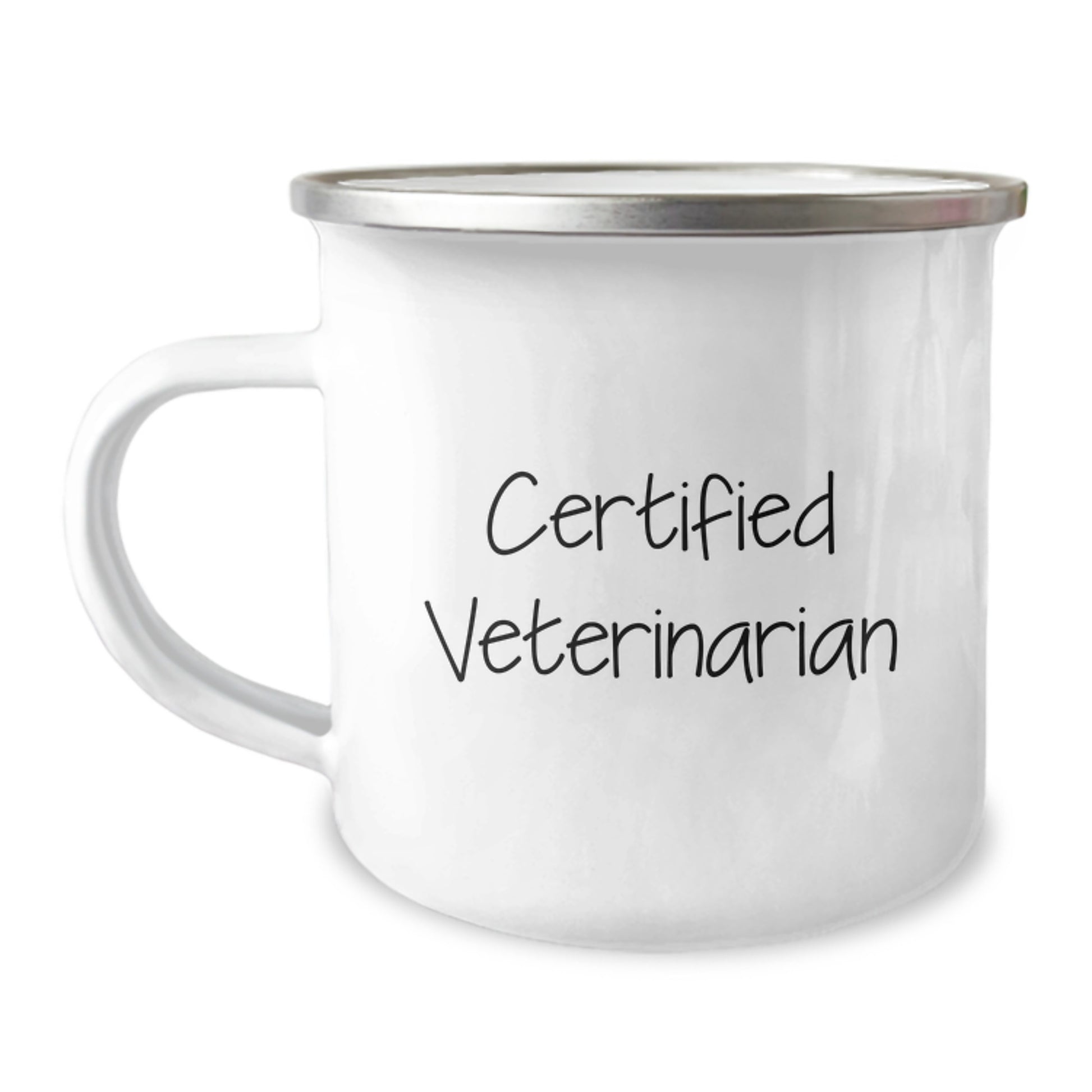 Funny Veterinarian Camping Mug for Birthday Unique Gifts from Friends to Colleagues, 'A Good Veterinarian is Like a Good Campsite, Always Prepared for Anything' - Image 1