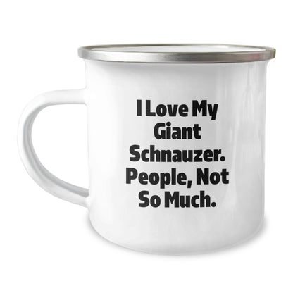 Giant Schnauzer Dog Lovers Gifts from Friends - Funny Camping Mug for Birthday Unique Gifts - Image 1
