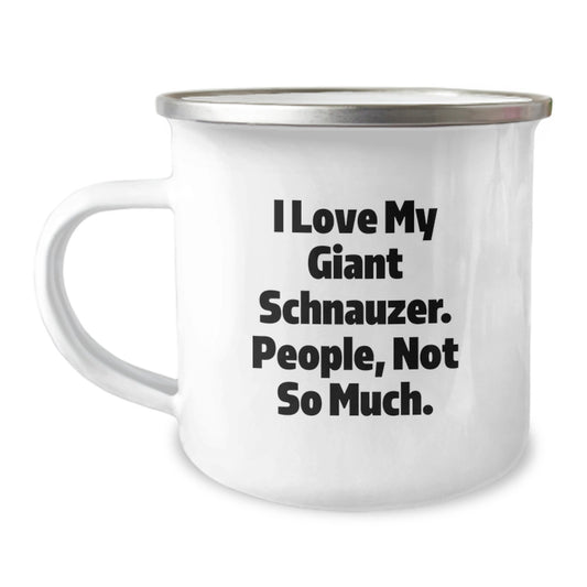 Giant Schnauzer Dog Lovers Gifts from Friends - Funny Camping Mug for Birthday Unique Gifts - Image 1