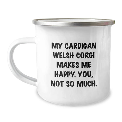 Funny Cardigan Welsh Corgi Dog Gifts, Camping Mug, Birthday Unique Gifts from Friends, Gifts for Cardigan Welsh Corgi Dog Lovers - Image 1