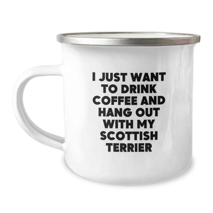 Funny Scottish Terrier Dog Lover Gifts from Men to Women Friends and Family on Birthday - Image 1