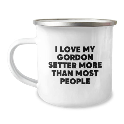 Gordon Setter Dog Gifts, Funny Quote Mug for Birthday, Gifts from Friends, Gifts for Gordon Setter Dog Lovers, 12 oz Camping Mug - Image 1