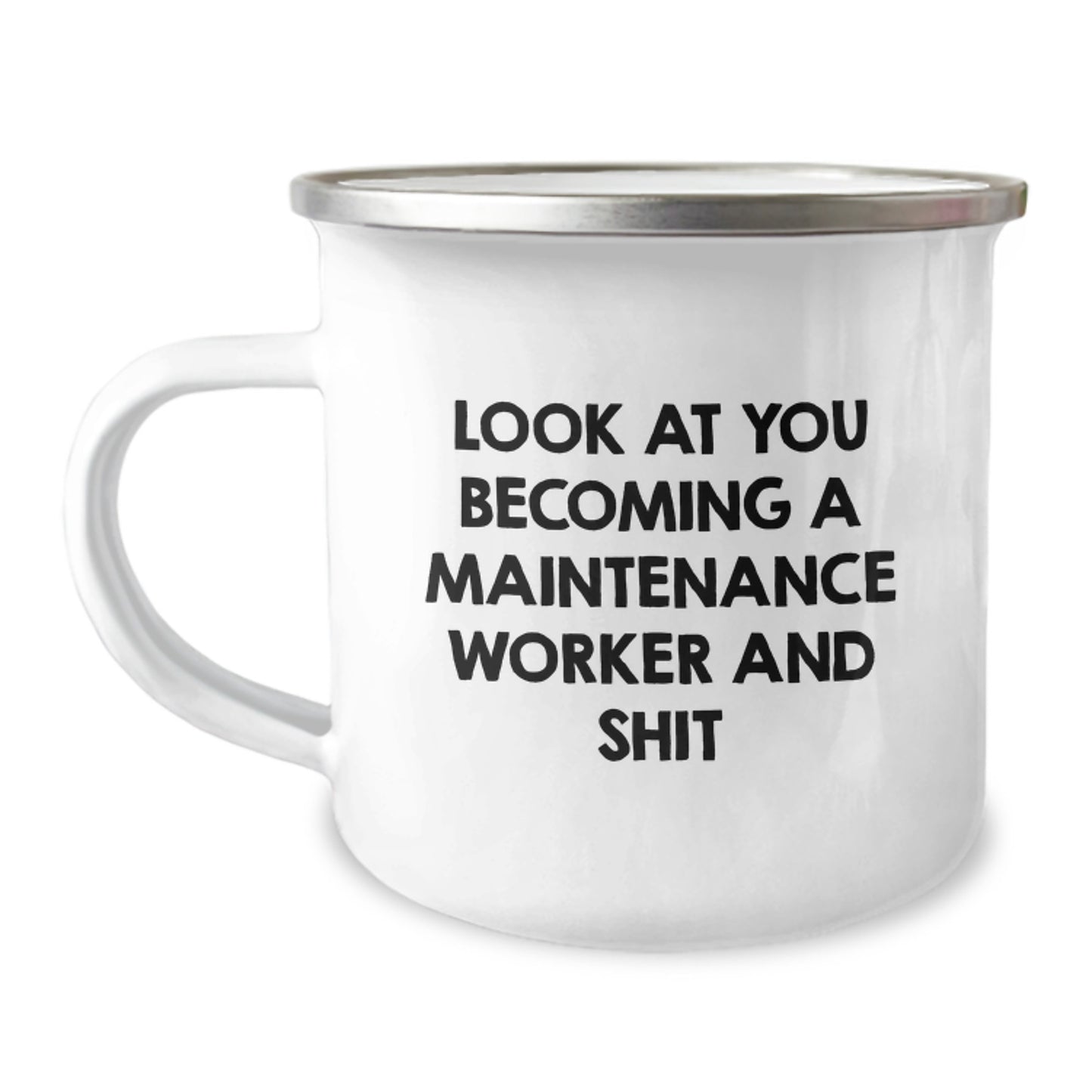 Funny Gifts for Maintenance Worker, Christmas Unique Gifts from Friends for Men, Camping Mug for Maintenance Worker - Image 1