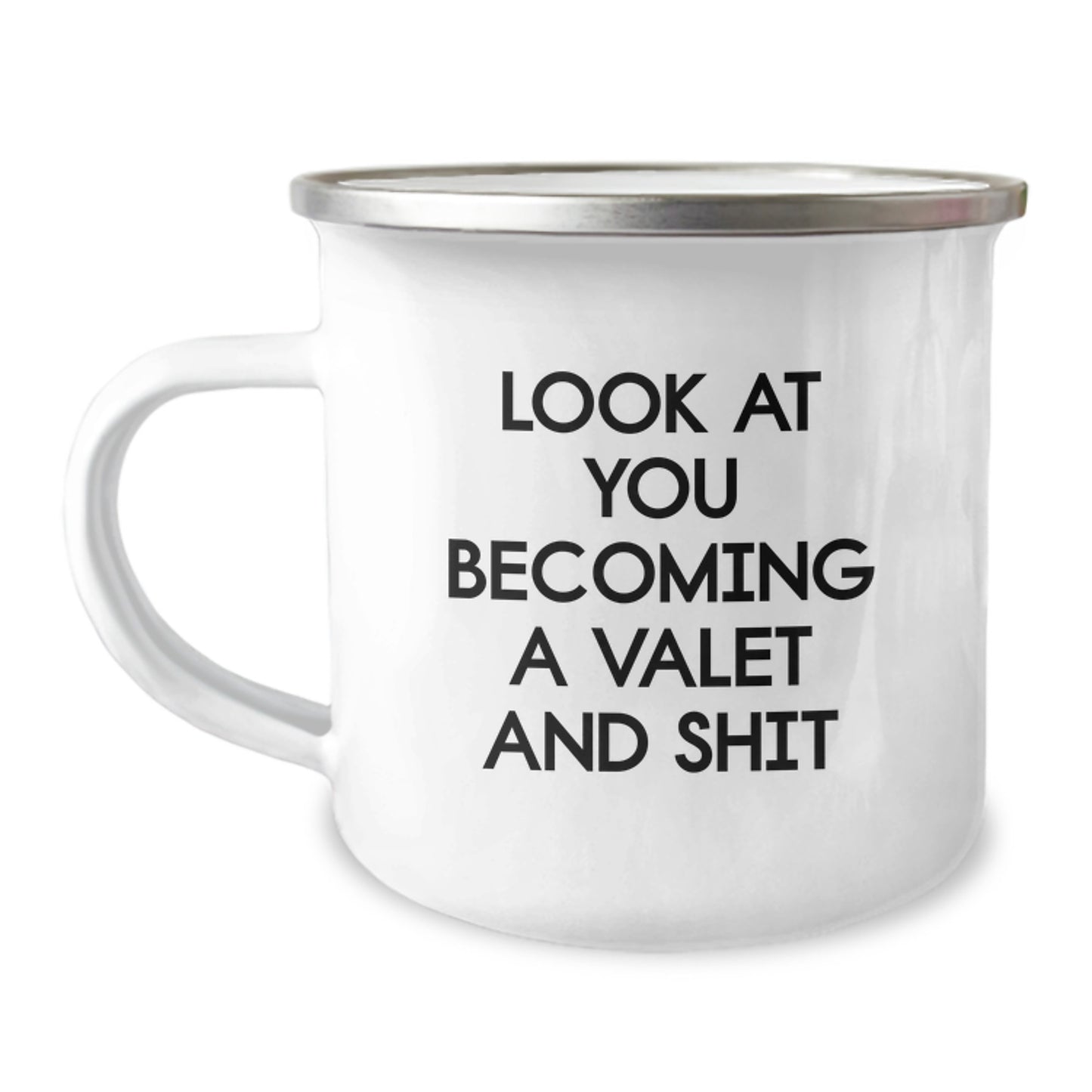 Funny Valet Gifts from Men to Men - Look At You Becoming A Valet And Shit, Valet Birthday Unique Gifts for Him - Image 1