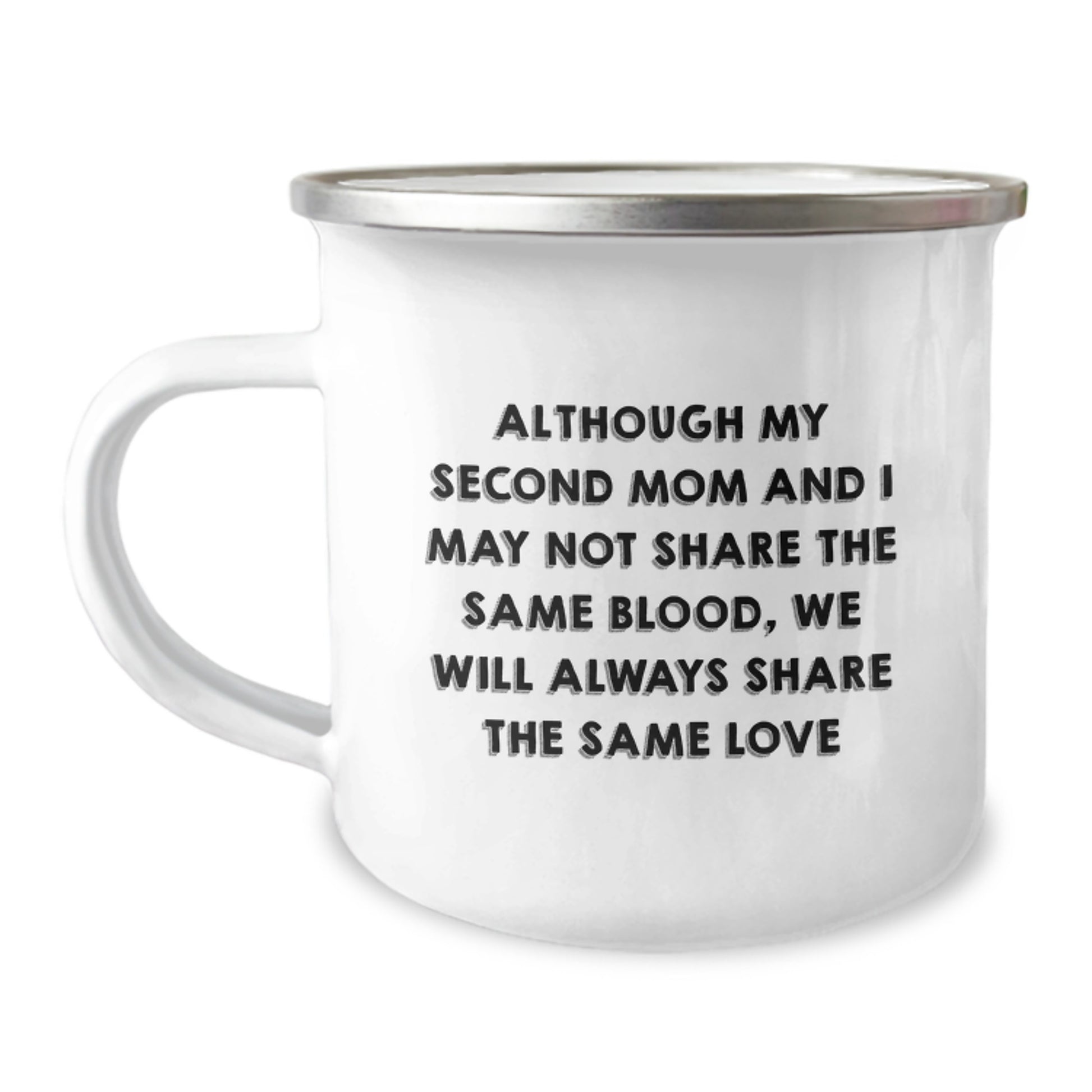 Second Mom Gifts from Women - Camping Mug with Funny Quote, Birthday Unique Gifts for Second Mom, Men, Family - Image 1