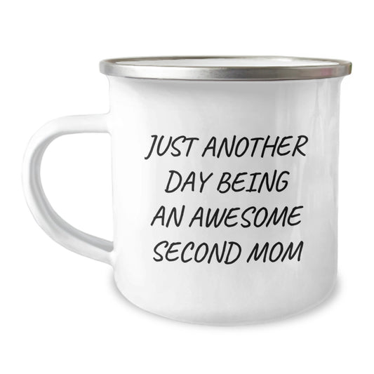 Second Mom Gifts, Camping Mug, Funny Quote, Birthday, Gifts from Second Mom, Gifts for Second Mom - Image 1