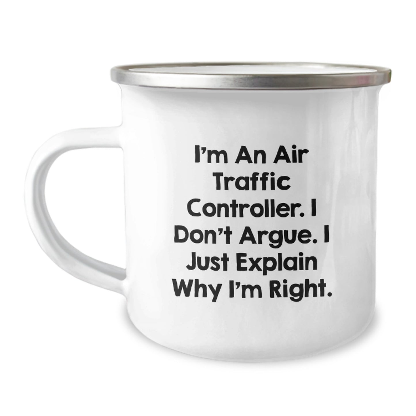 Funny Air Traffic Controller Gifts from Friends for Men - Camping Mug 'I'm Right' - Birthday Unique Gifts - Image 1
