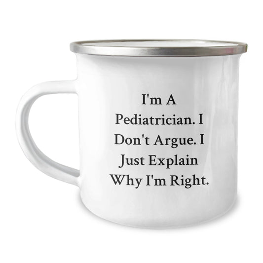 Christmas Unique Gifts for Pediatrician Friends and Family - Funny Pediatrician Camping Mug by Gifts from Men to Women, Coworkers, Family, and Friends - Image 1