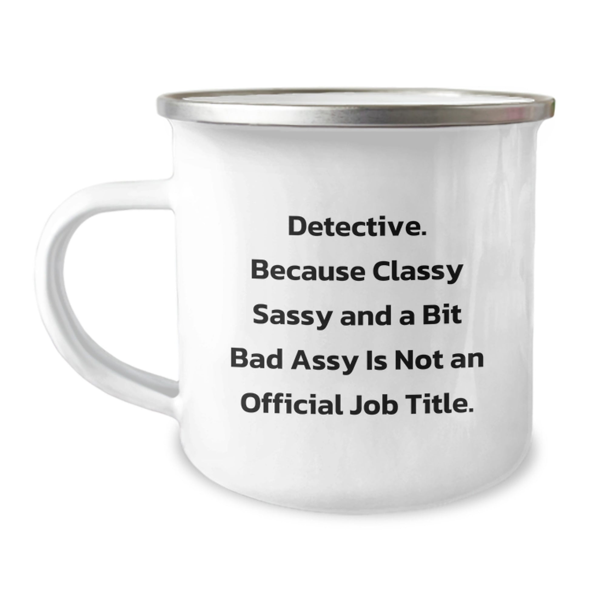 Funny Detective Gifts from Men, Women, and Friends for Christmas Unique Presents - Camping Mug - Image 1