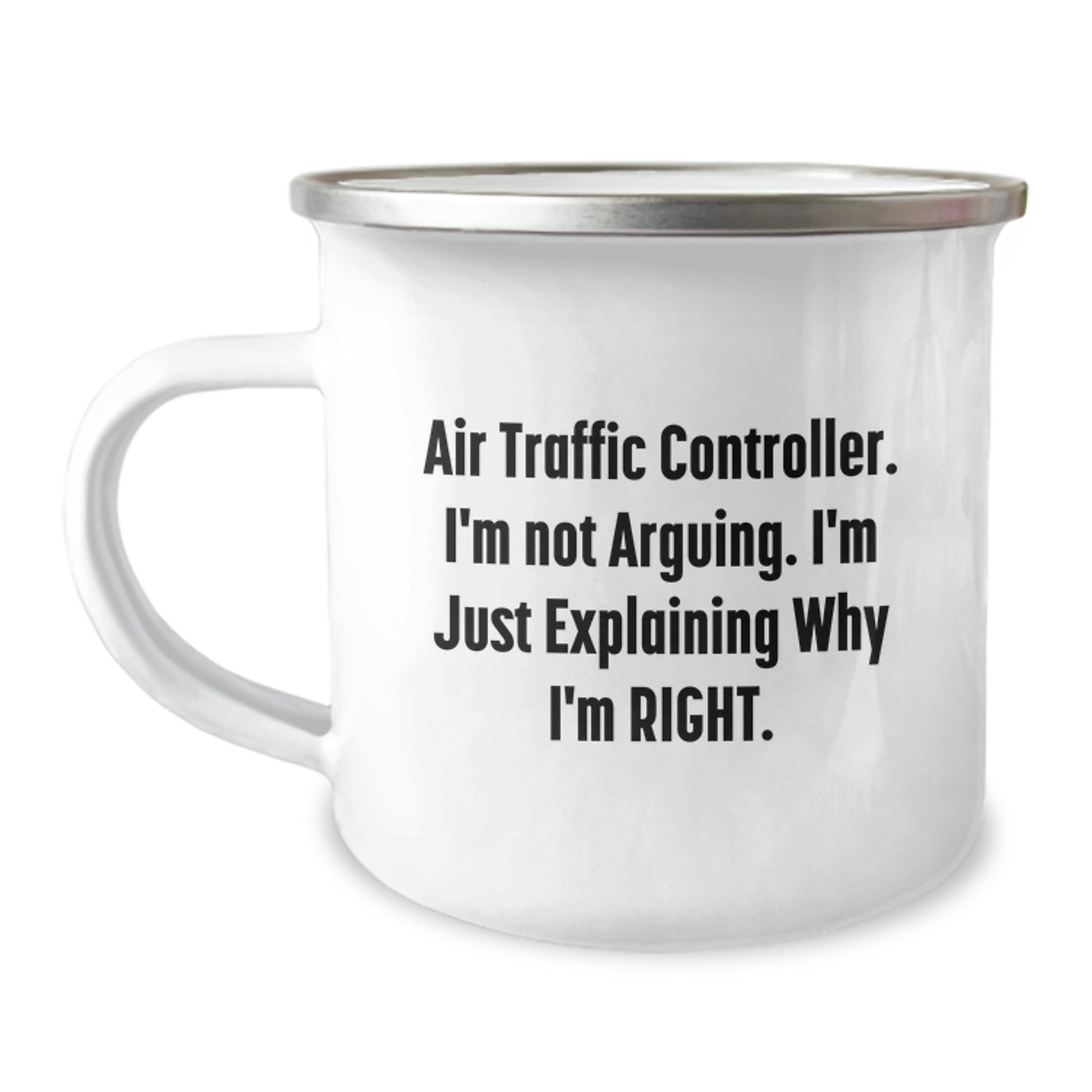Funny Air Traffic Controller Gifts for Men, Christmas Unique Humor Mugs, Air Traffic Controller Camping Mug with Inspirational Quote, Ideal Gifts from Friends - Image 1