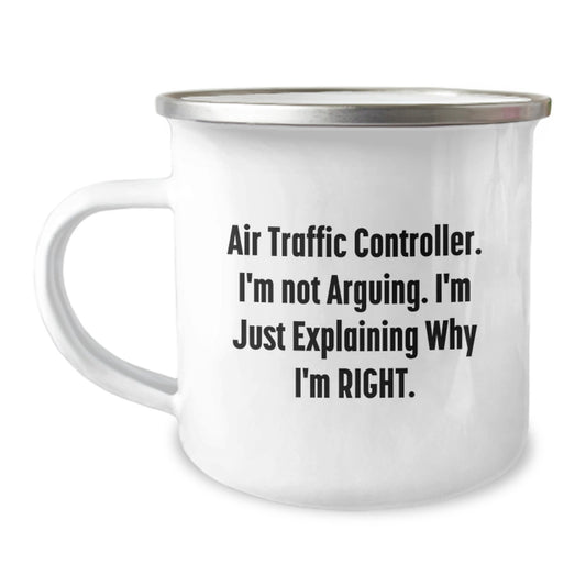 Funny Air Traffic Controller Gifts for Men, Christmas Unique Humor Mugs, Air Traffic Controller Camping Mug with Inspirational Quote, Ideal Gifts from Friends - Image 1