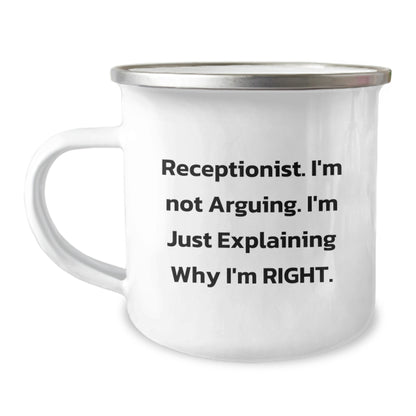 Funny Receptionist Gifts for Men Women Friends Coworkers Family - Unique Birthday Unique Gifts from Friends - Image 1