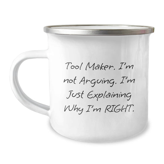 Gifts from the Tool Maker's Friends, Funny Camping Mug for Tool Makers, Christmas Unique Gifts for Tool Maker Enthusiasts - Image 1