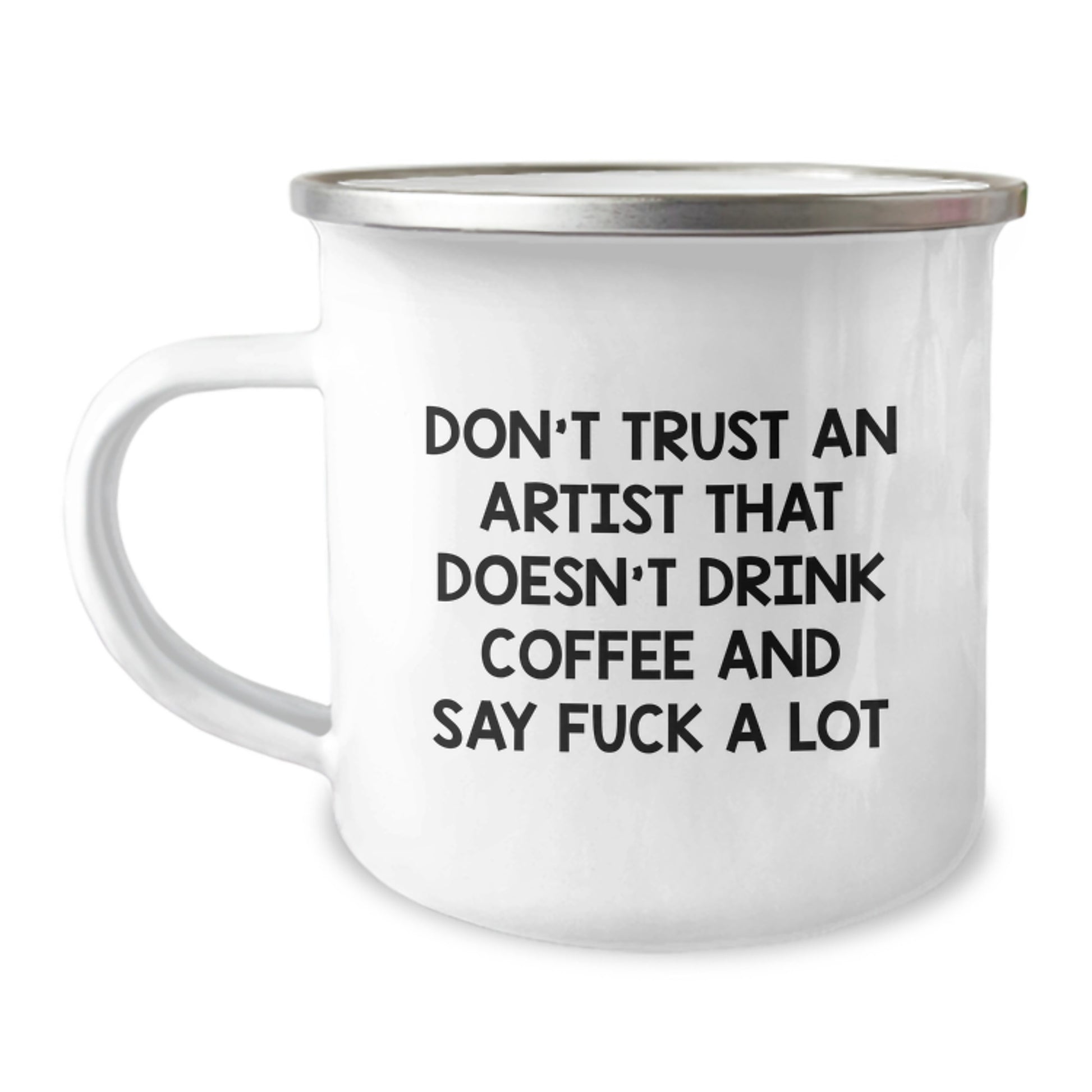 Funny Artist Gifts for Men - Camping Mug - Christmas Unique Presents from Friends - Image 1