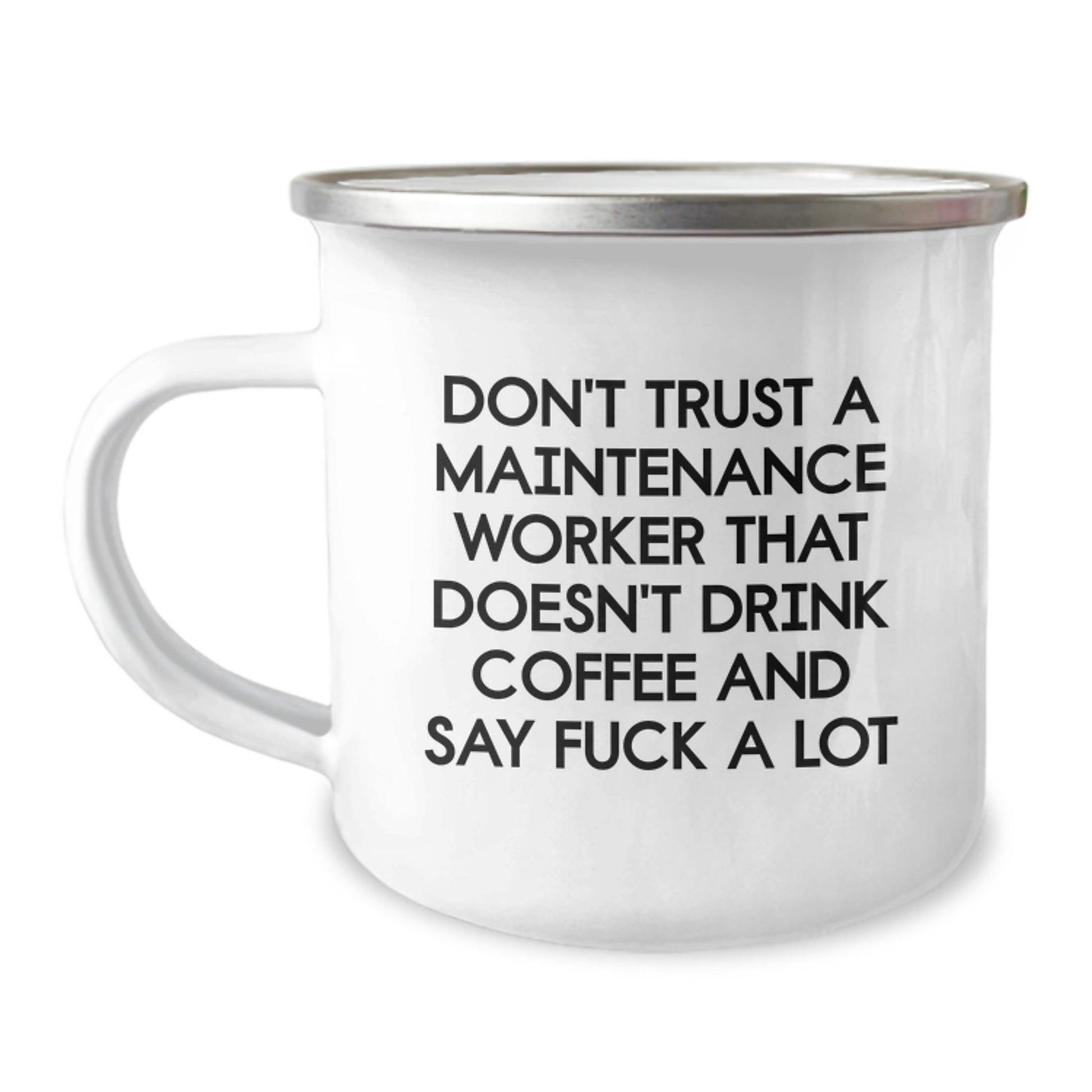 Funny Maintenance Worker Gifts from Men Christmas Unique Gifts for Maintenance Worker Men Funny Camping Mug - Image 1