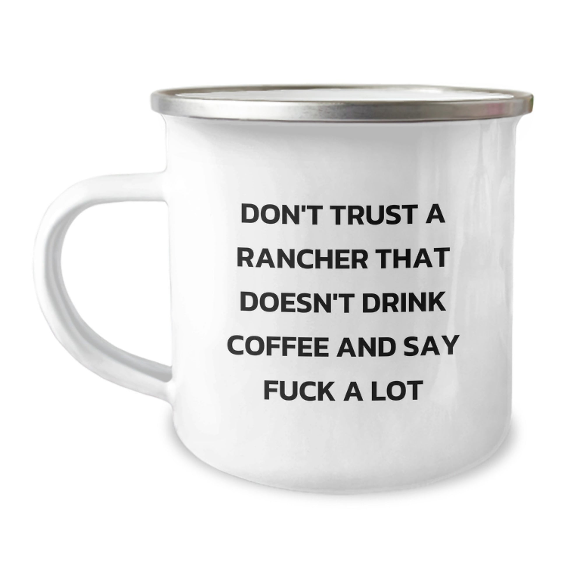 Funny Rancher Gifts from Men - Unique Christmas Mugs for Ranchers Who Say F--k A Lot - Image 1