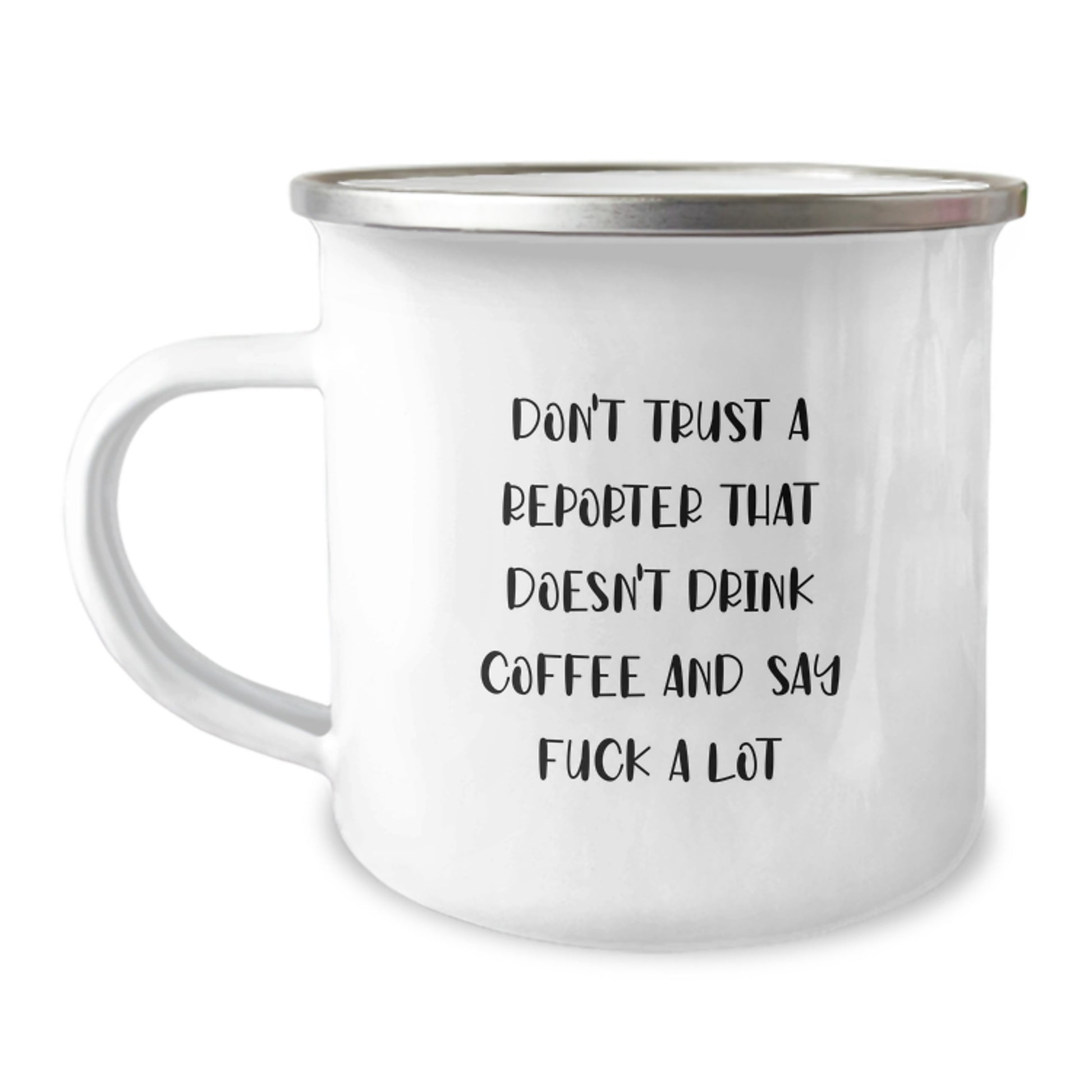 Reporter Coffee Lover Mug Funny Valentine's Gifts from Friends to Reporter - Image 1