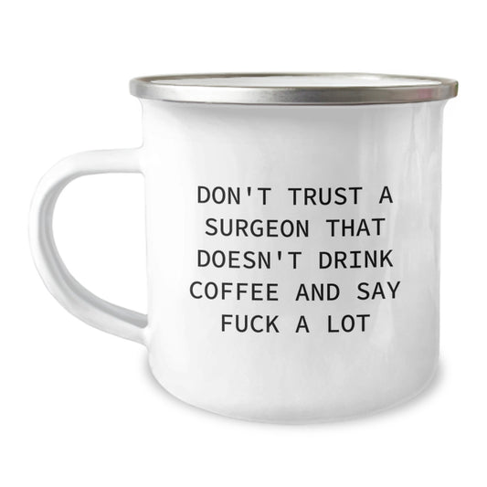 Gifts for Surgeon Friends Christmas Unique Fun Humorous Coffee Lovers Mug - Image 1