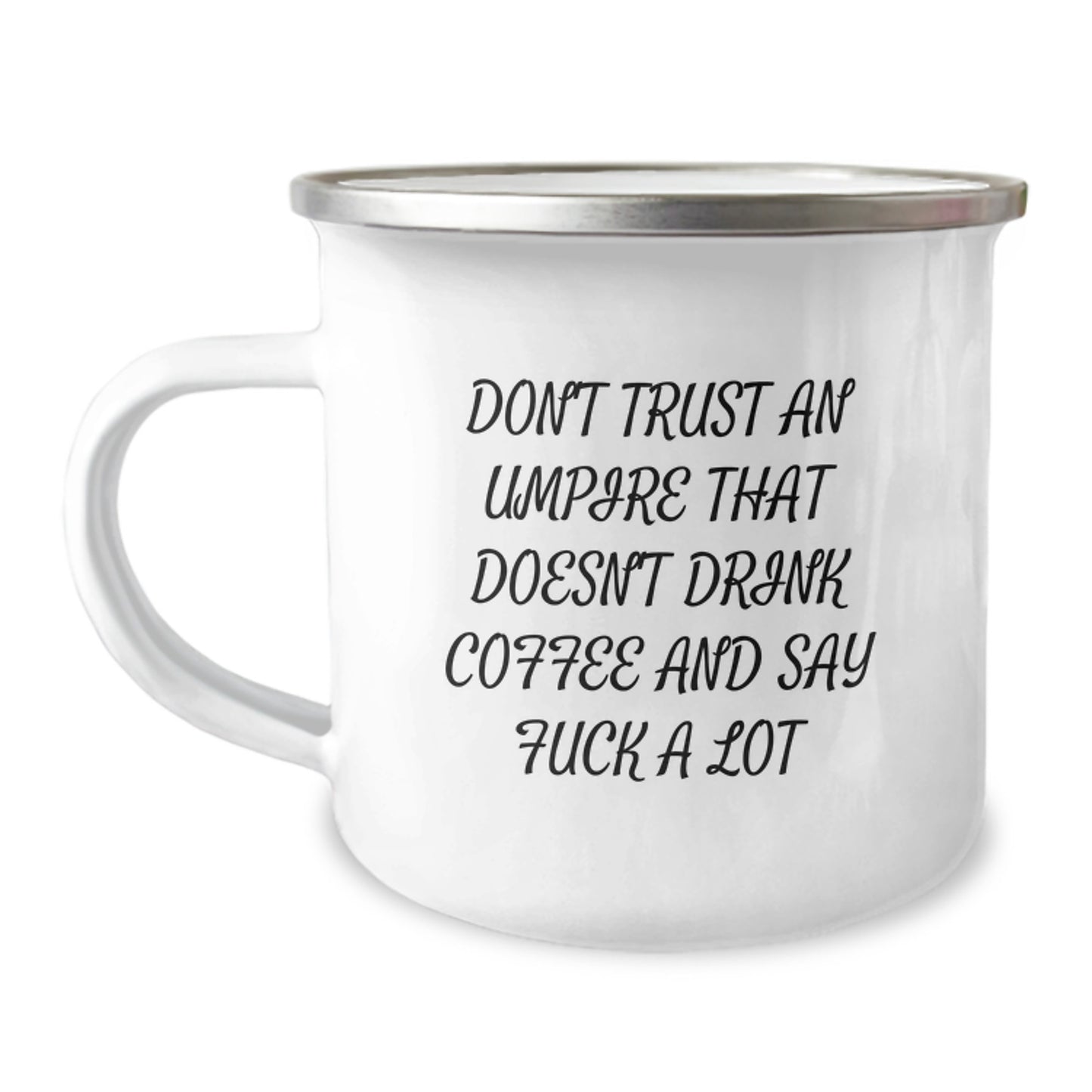 Funny Umpire Gifts for Him - Umpire Themed Camping Mug for Christmas Unique Gifts from Men to Umpire Friends - Image 1
