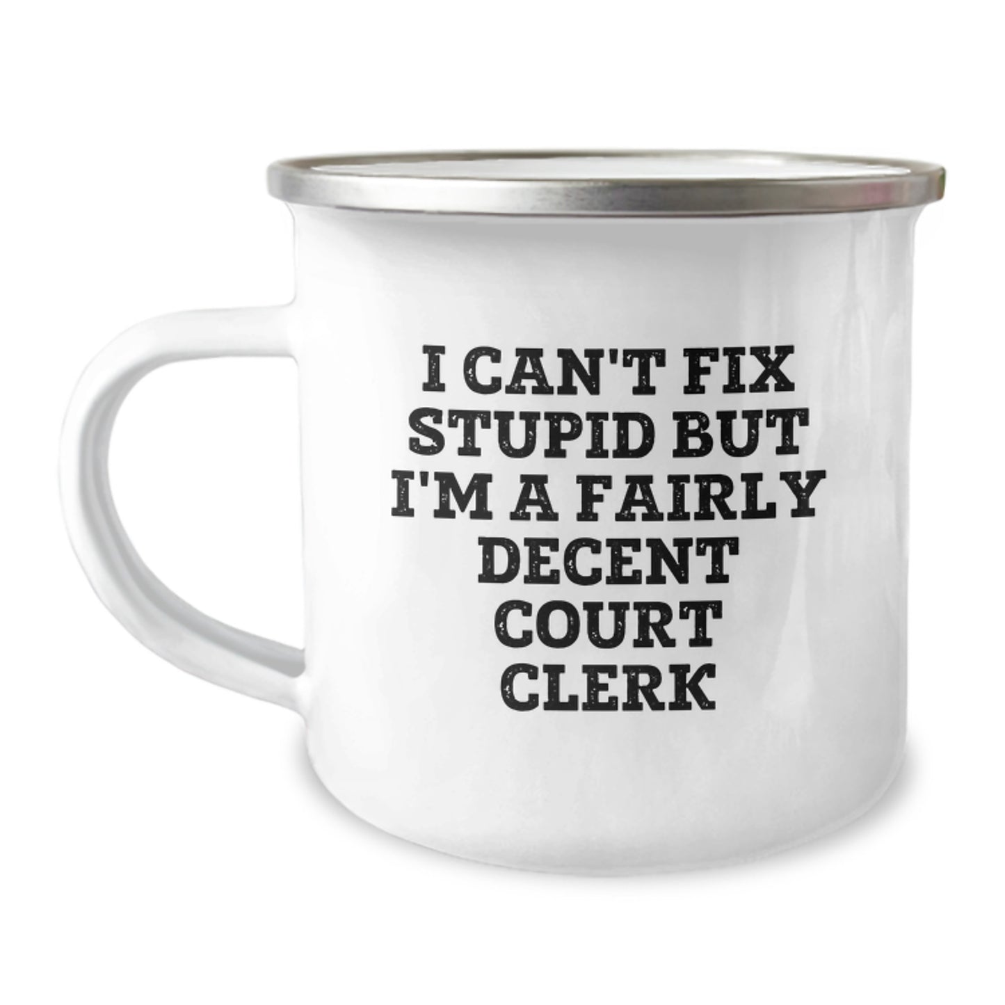 Funny Court Clerk Christmas Unique Gifts for Men, Court Clerk Camping Mug, Inspirational Quote Gifts from Friends - Image 1