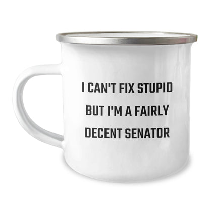 Funny Senator Gifts for Mom Unique Camping Mugs Gifts from Daughter - Image 1