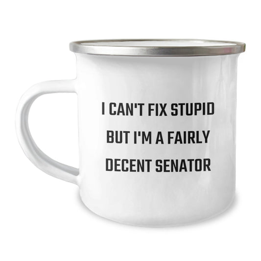 Funny Senator Gifts for Mom Unique Camping Mugs Gifts from Daughter - Image 1