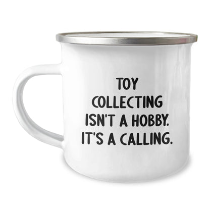 Gifts from Men to Toy Collecting Enthusiasts, Inspirational Funny Camping Mug for Toy Collecting Friends and Family, Perfect Toy Collecting Mom Gifts for Mother's Day - Image 1